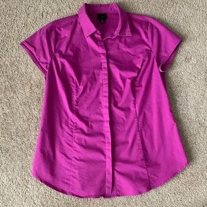 Short Sleeve Button Up Top